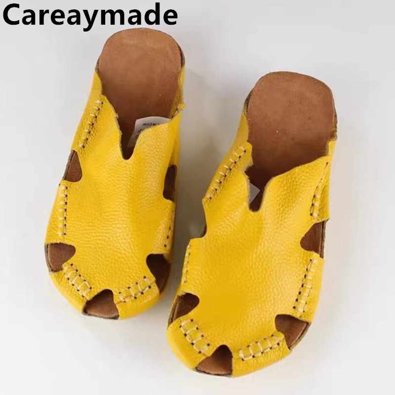 Men Shoes Xxl - Careaymade-zapatos informales de piel auténtica para