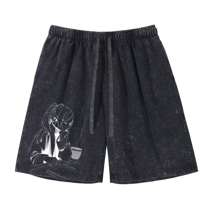 Men Shoes Models - Pantalones cortos de Frieren de Anime,