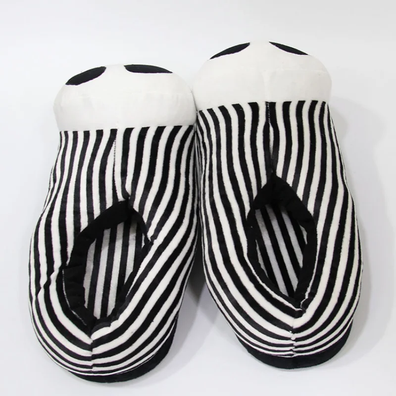 Men Shoes Models - Pantuflas de Felpa de Jack Skellington