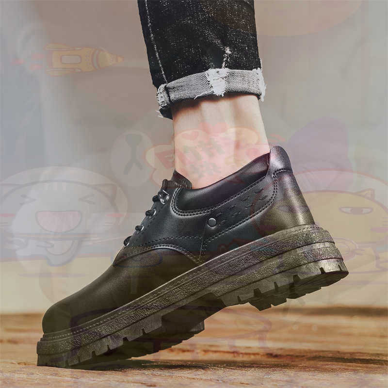 Men Shoes Eu To Us - Zapatillas deportivas de cuero Natural oscuro
