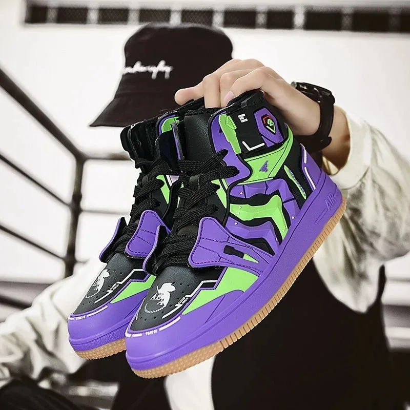 Men'S Shoes Basketball - Traje de Cosplay Premium EVANGELION, Zapatillas