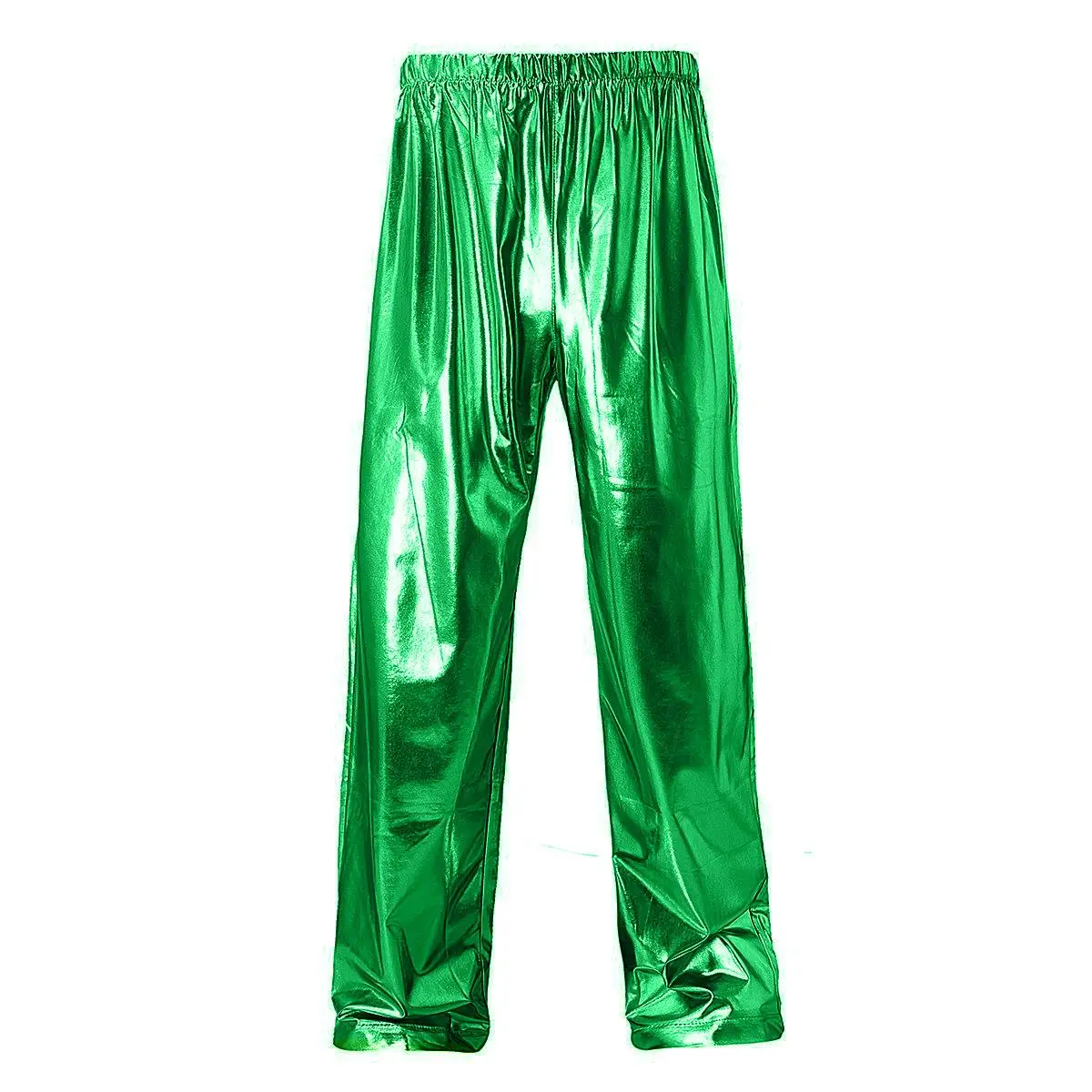 Men Shoes Xxl - Pantalones brillantes verdes para hombre, pantalones