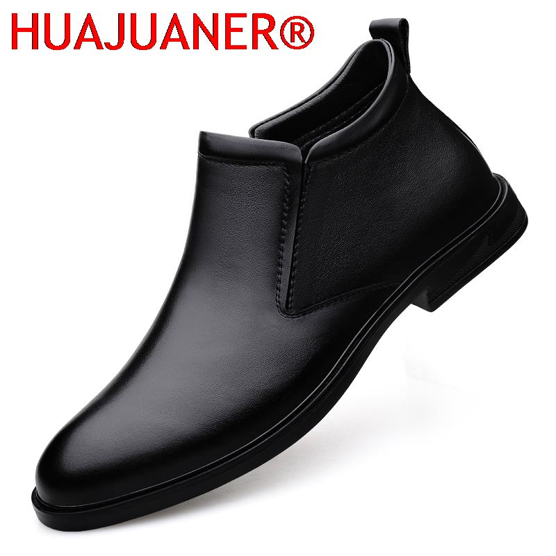 Men Shoes Brands - Botas Chelsea negras para hombre, botas