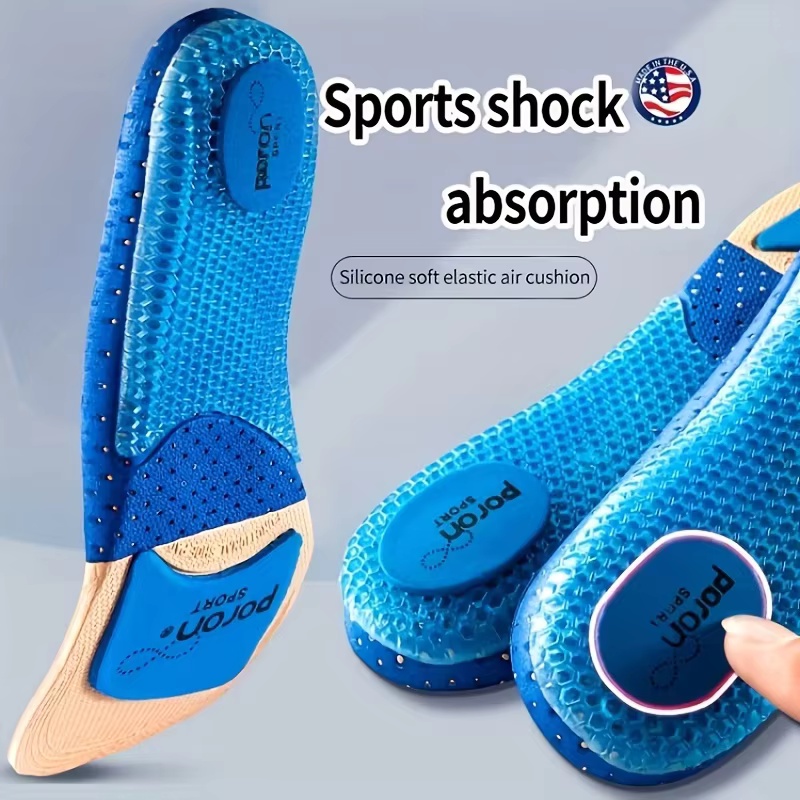 Men'S Shoes Basketball - 4 Plantillas Deportivas de Silicona para