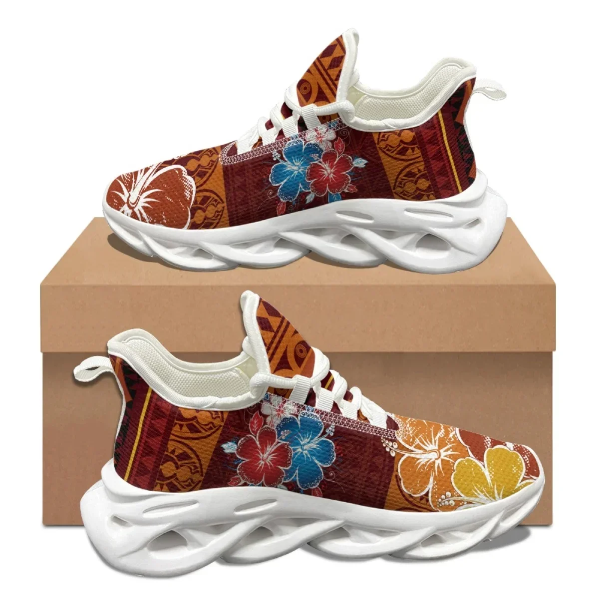 Men'S Shoes Basketball - Zapatillas de deporte hawaianas Hibiscus, cómodas