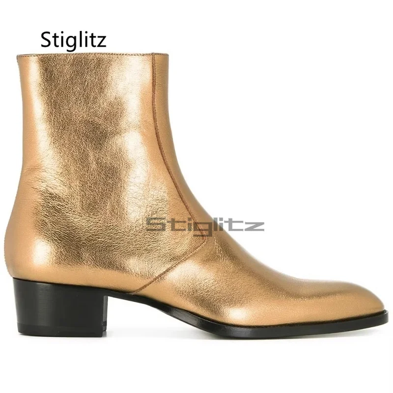 Botas Chelsea de cuero genuino - Men Shoes Size 11 reseña y precio