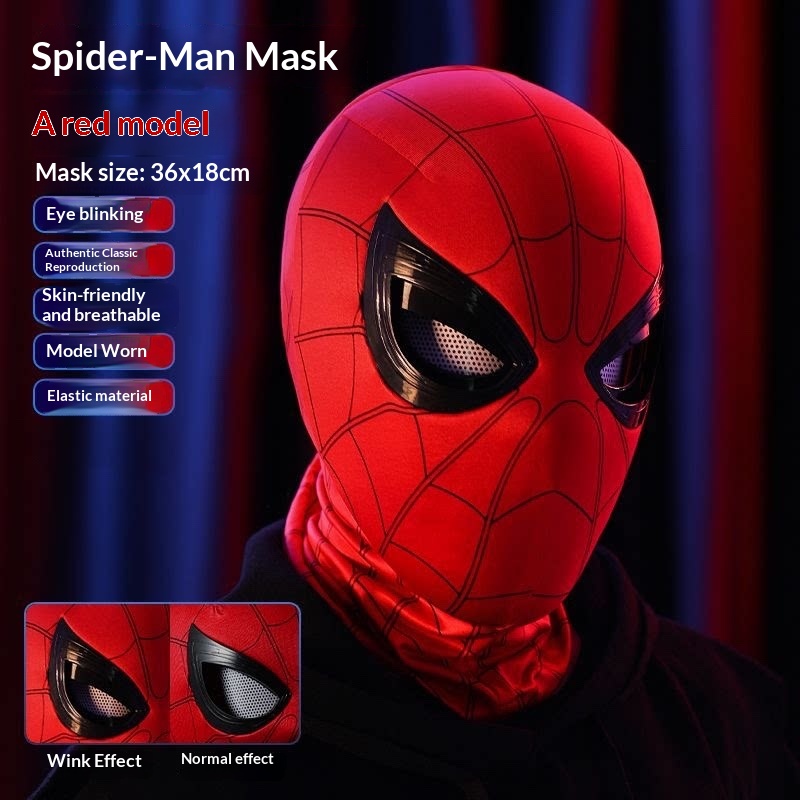 Máscara de Spider-Man con Ojos - Men Shoes Models reseña y precio