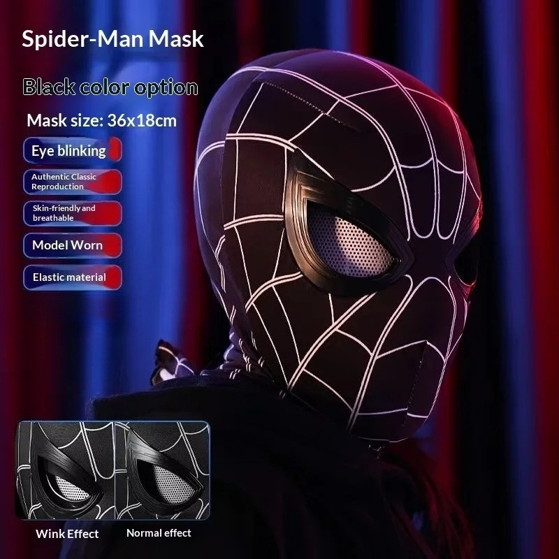 Máscara de Spider-Man con Ojos - Men Shoes Models reseña y precio