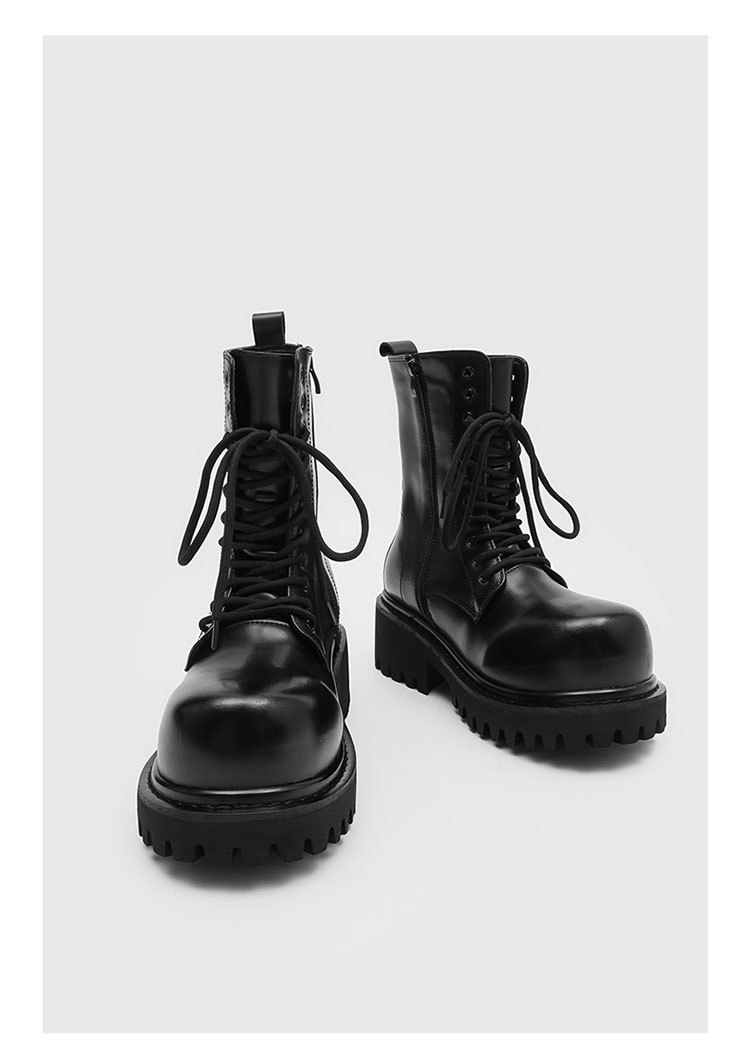 Nuevas Botas con hebilla para  - Men'S Shoes Black And White reseña y precio