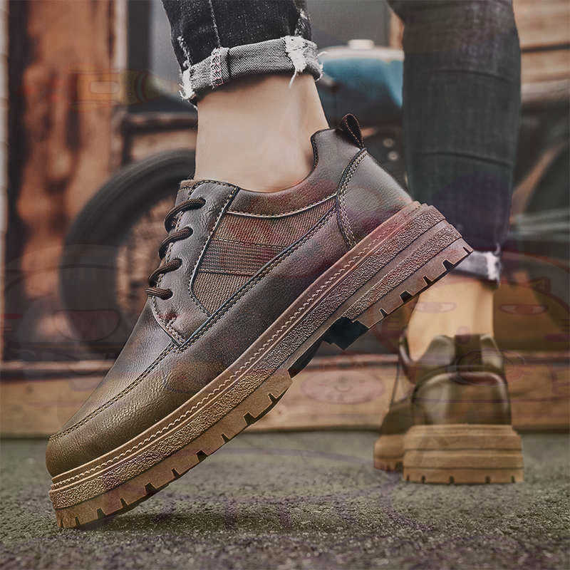 Zapatillas deportivas de cuero - Men Shoes Eu To Us reseña y precio