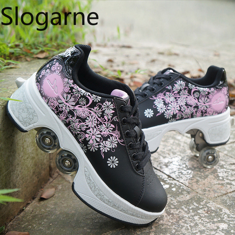 Zapatos de patines de 4 ruedas - Men Shoes Running reseña y precio