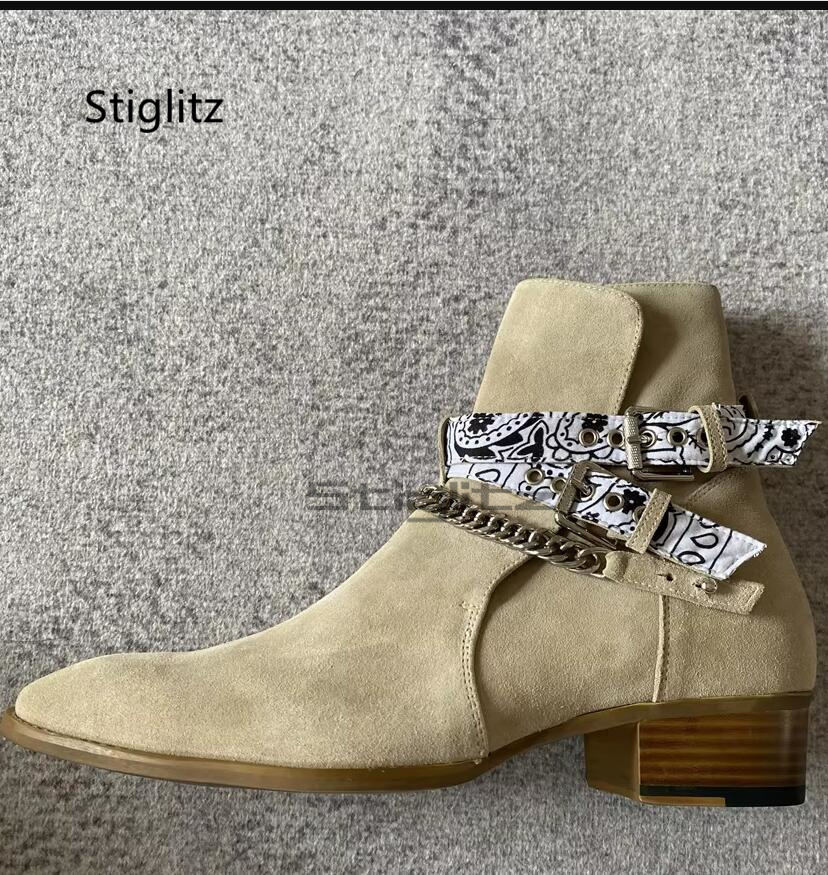 Botas Chelsea con cadena de ga - Men Shoes Size 11 reseña y precio