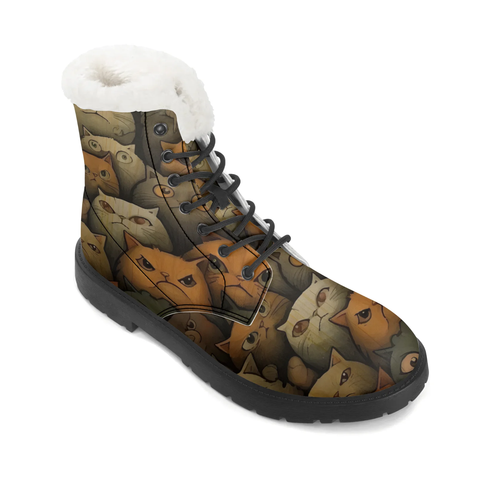 Botas de nieve de felpa con es - Men Shoes Eu To Us reseña y precio