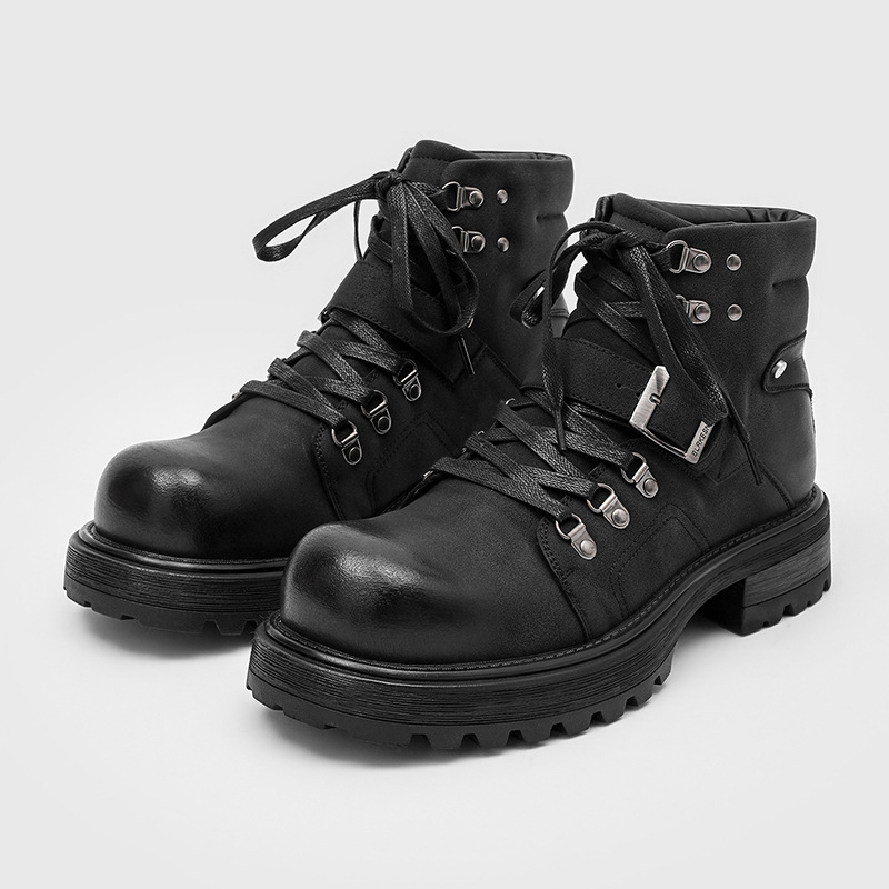 Botas de cuero de marca para h - Men Shoes Brands reseña y precio