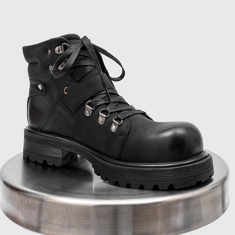 Botas de cuero de marca para h - Men Shoes Brands reseña y precio