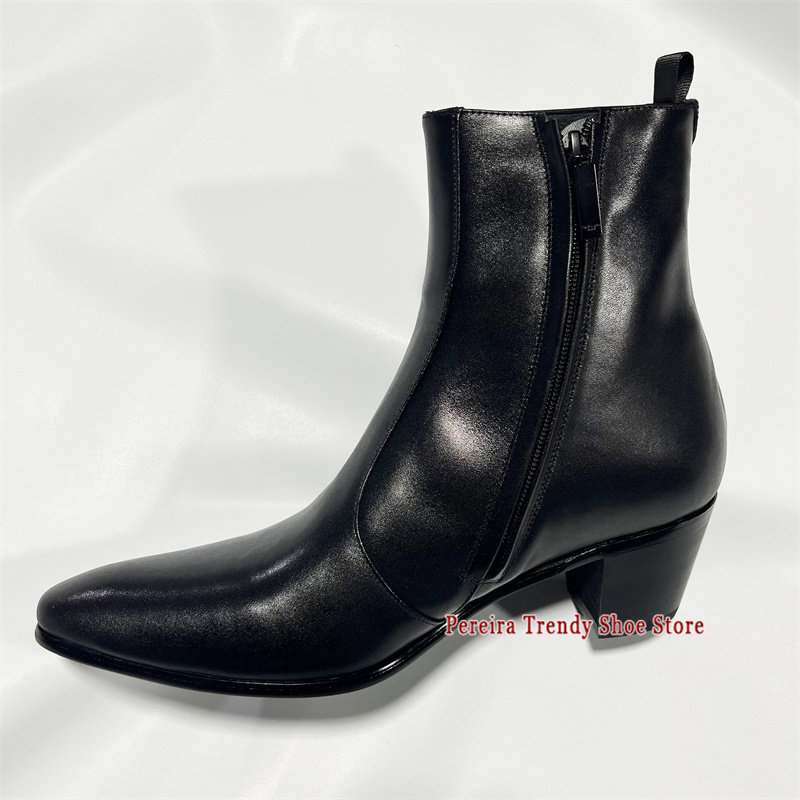 Botas Chelsea de estilo britán - Men'S Shoes Black And White reseña y precio
