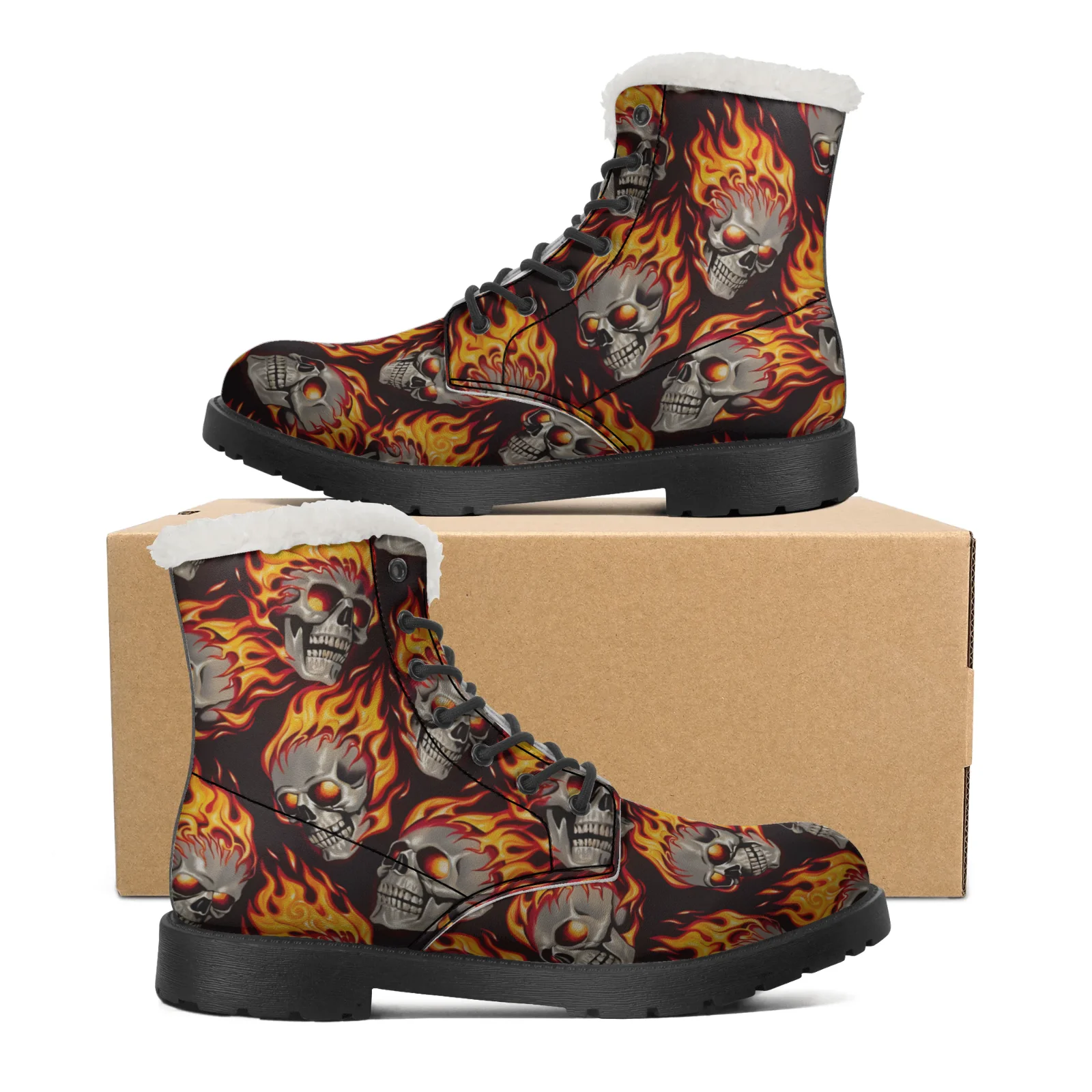 Botas de nieve con patrones de - Men Shoes Eu To Us reseña y precio