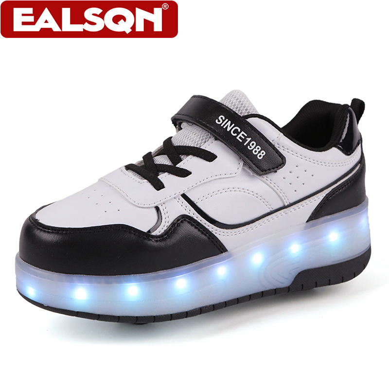Nuevos patines con ruedas LED  - Men Shoes Running reseña y precio