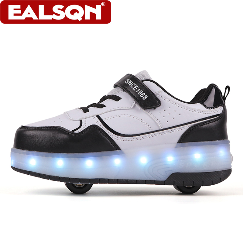 Nuevos patines con ruedas LED  - Men Shoes Running reseña y precio