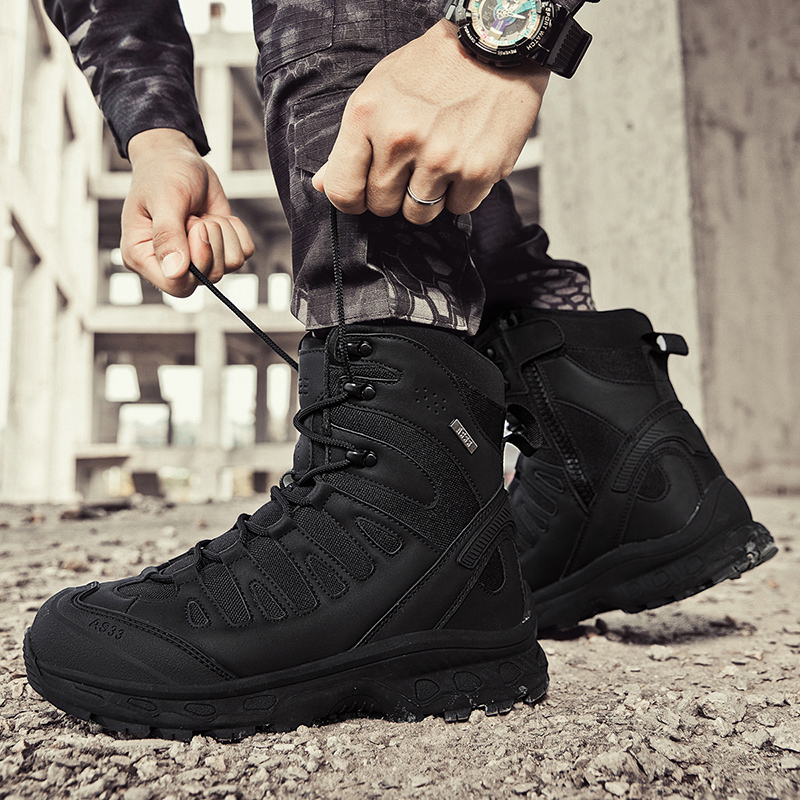 Botas tácticas para hombre con - Men Shoes Brands reseña y precio